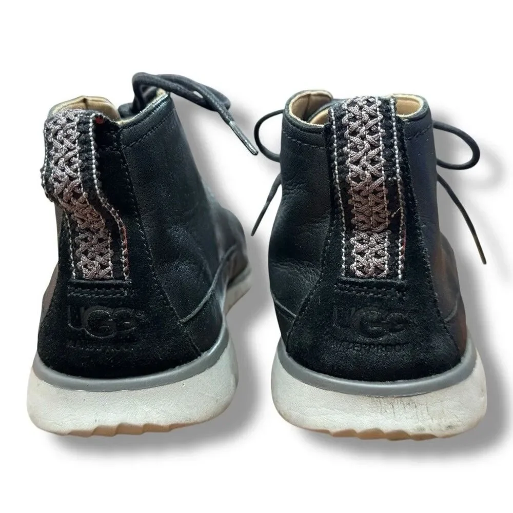 UGG Freamon Waterproof Chukka Ankle Leather Boots Black 1017277 Men’s Size 9.5